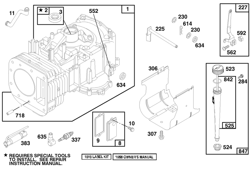 Engine Briggs and Stratton Model 28n777 0174 01