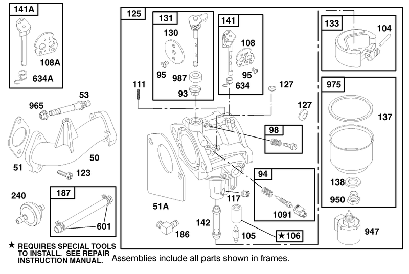 Engine Briggs and Stratton Model 28n777 1174 E1