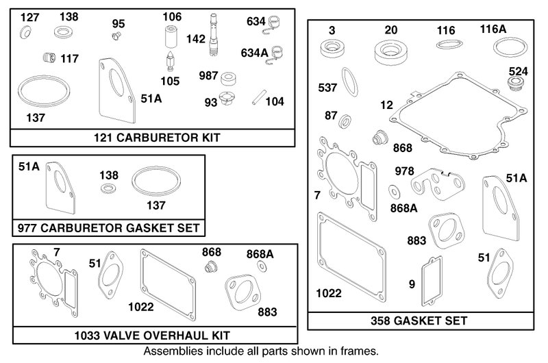 Engine Briggs and Stratton Model 28n777 1174 E1