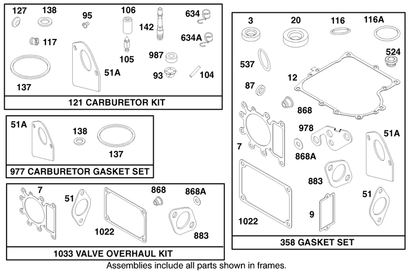 Engine Briggs and Stratton Model 28n777 1174 E1