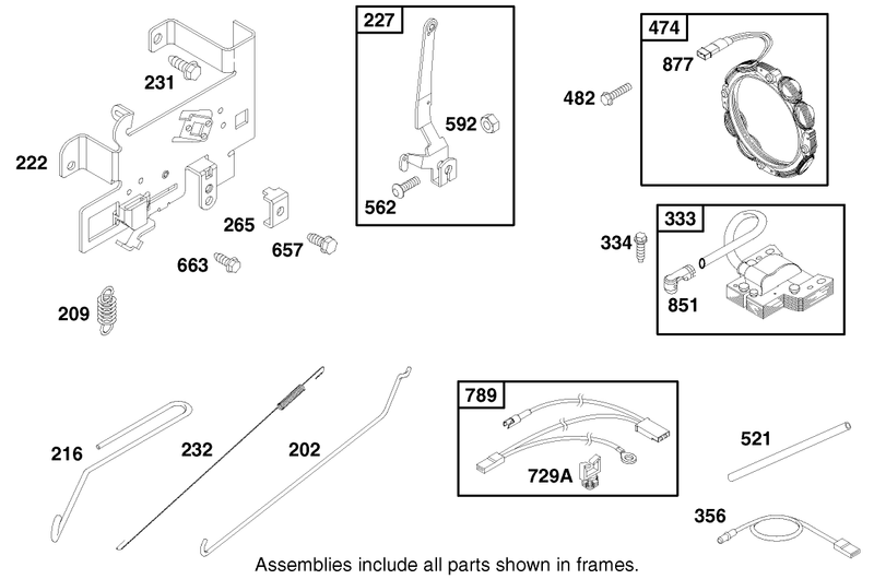 Engine Briggs and Stratton Model 28q777 0690 E1