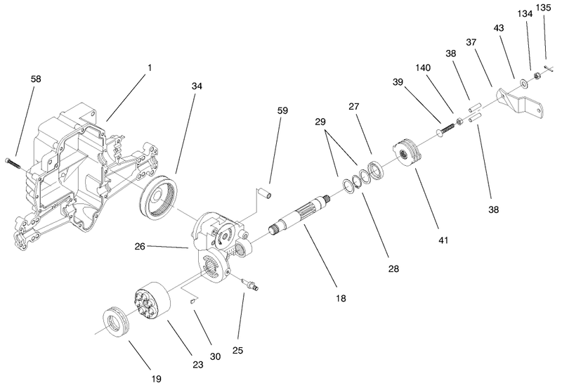 Hydro Transaxle Assembly cont