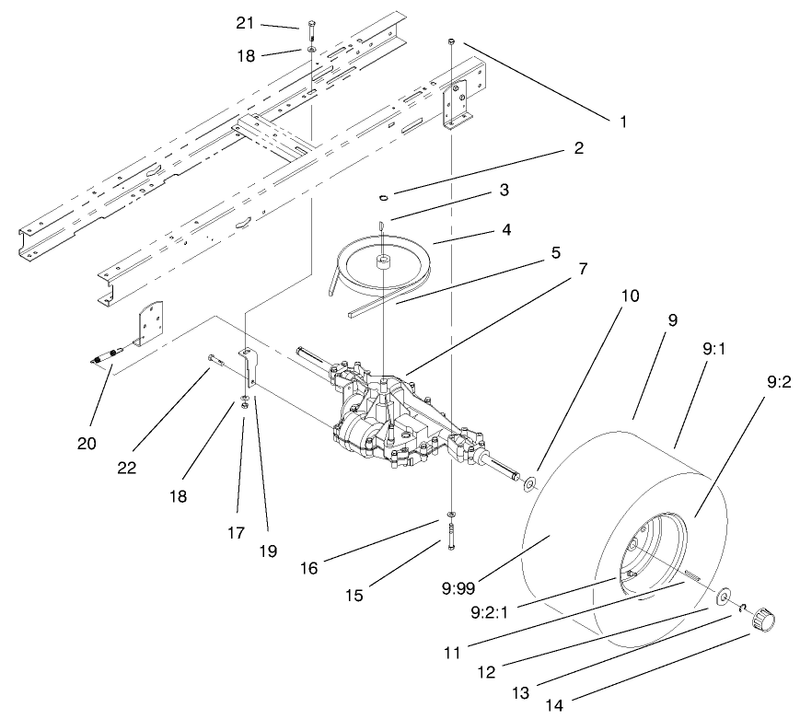 5 Speed Transaxle Assembly