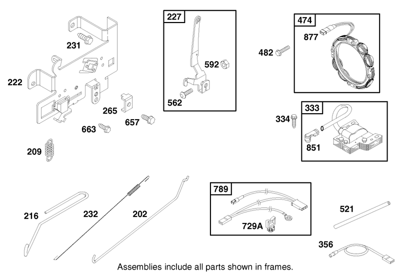 Engine Briggs and Stratton Model 28q777 0690 E1