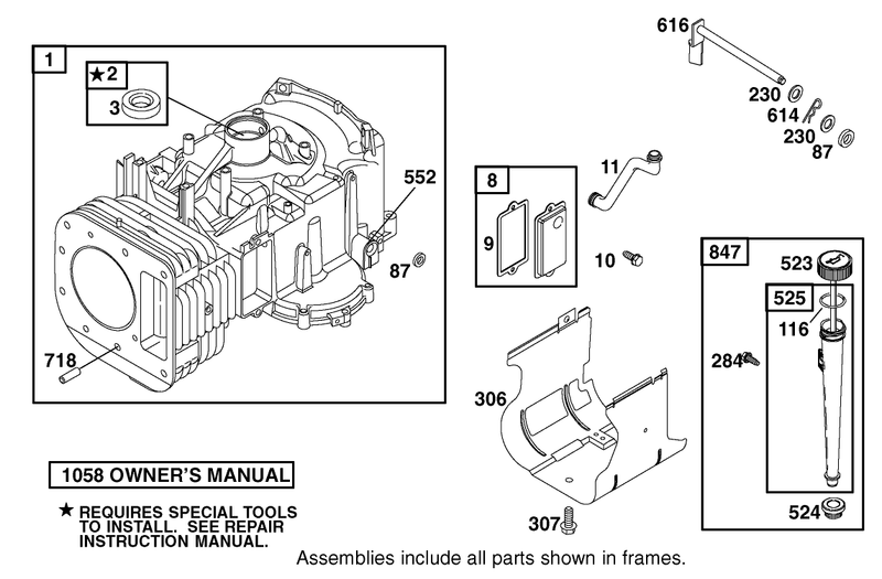Engine Briggs and Stratton Model 28q777 0690 E1