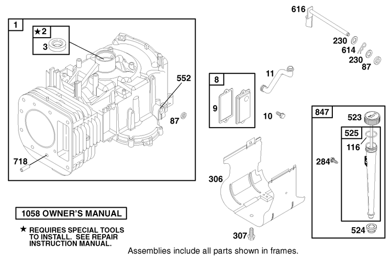 Engine Briggs and Stratton Model 28q777 0690 E1