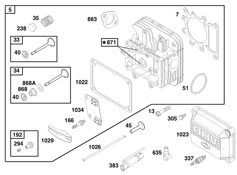 Engine Briggs and Stratton Model 28q777 0690 E1