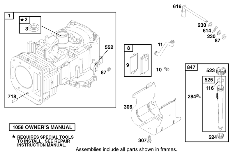 Engine Briggs and Stratton Model 28q777 0690 E1