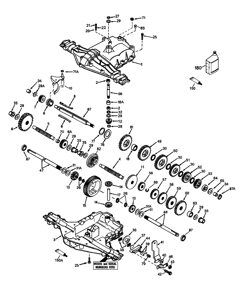 Peerless Transaxle Model MST 205 509