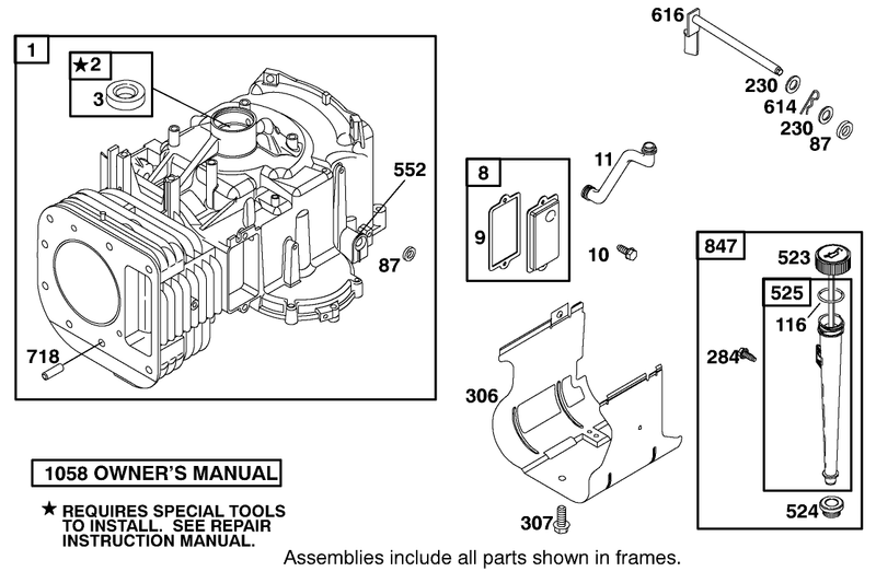 Engine Briggs and Stratton Model 28q777 0690 E1
