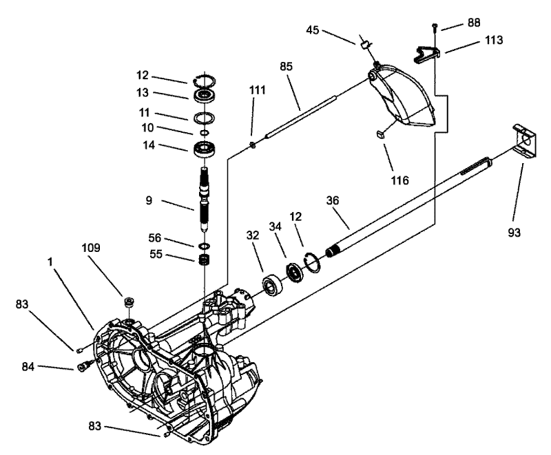 Housing and Bearing Assembly