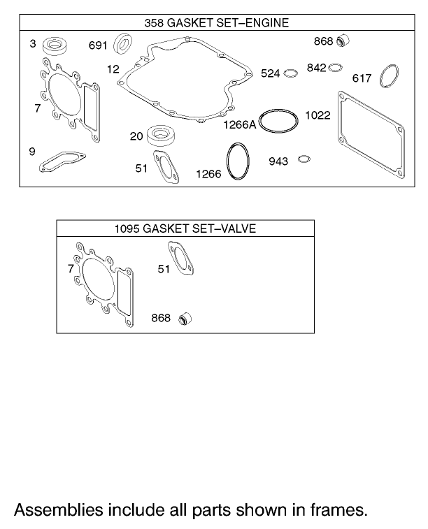 Gasket Assembly Briggs and Stratton 31F777 0123 E1
