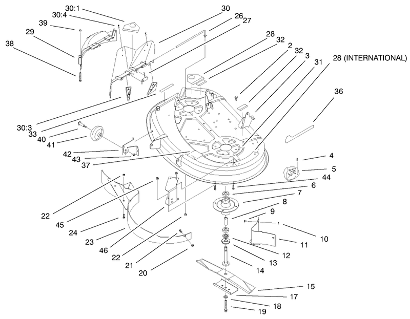 38in Deck Assembly