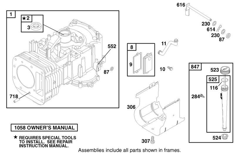 Engine Briggs and Stratton Model 28q777 0690 E1