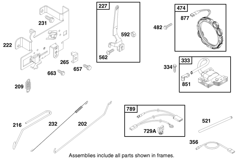 Engine Briggs and Stratton Model 28q777 0690 E1