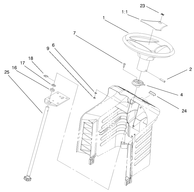 Fixed Steering Assembly
