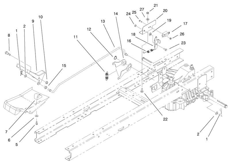 Hydro Transaxle Controls Assembly