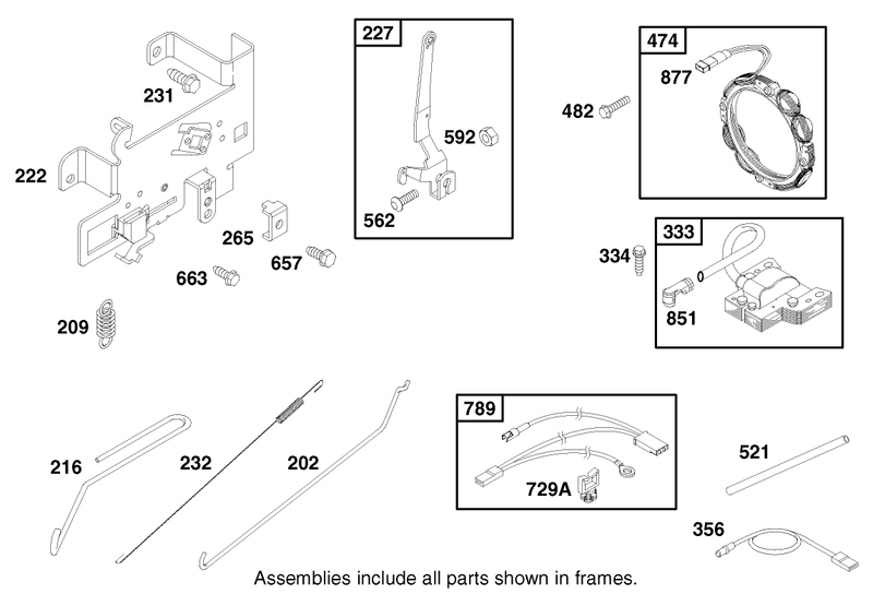 Engine Briggs and Stratton Model 28q777 0690 E1