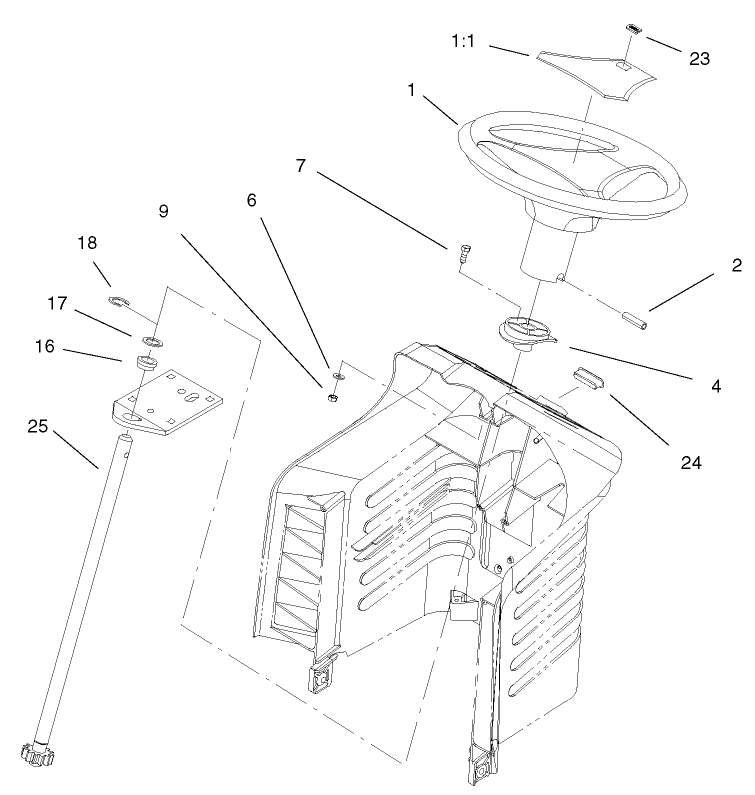 Fixed Steering Assembly