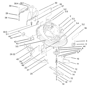 38in Deck Assembly