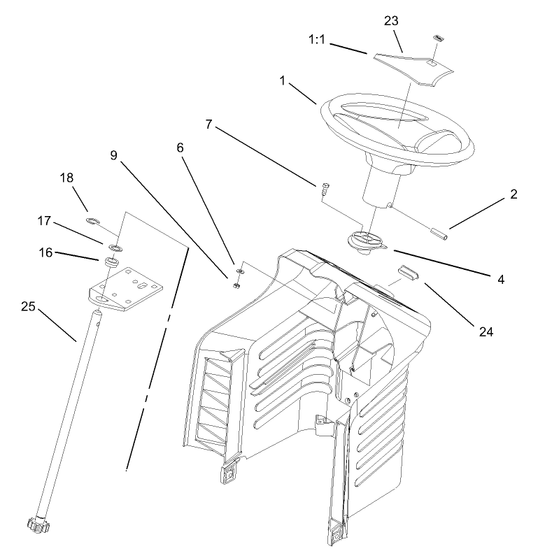Fixed Steering Assembly