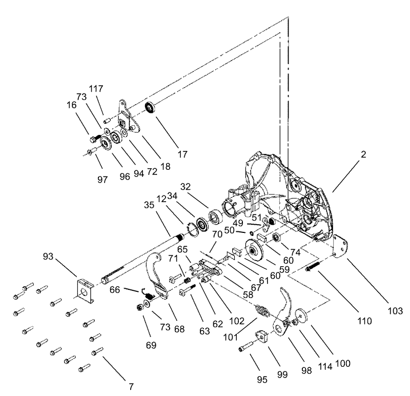 Housing and Bearing Assembly