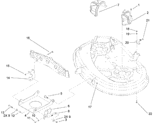 38 Inch Deck Engagement Assembly