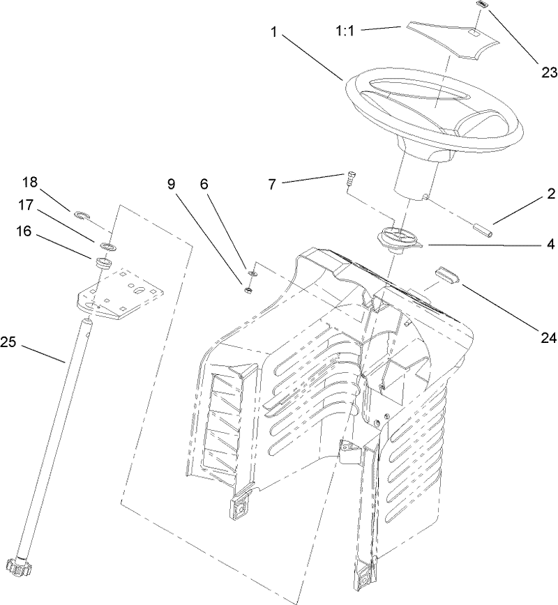 Fixed Steering Assembly