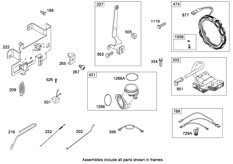 Governor Assembly Briggs and Stratton Model 31E777 0130 E1