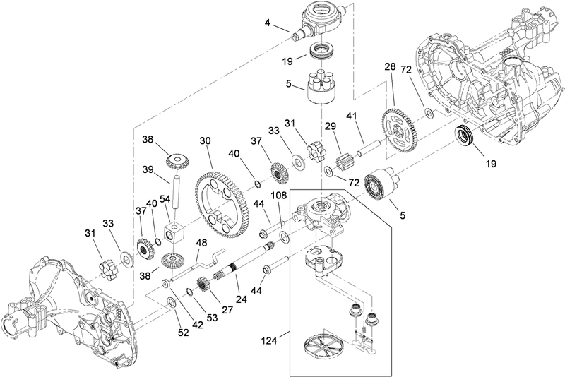 Gear Assembly Transaxle No 104 1760