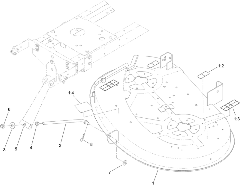 38 Inch Deck Assembly