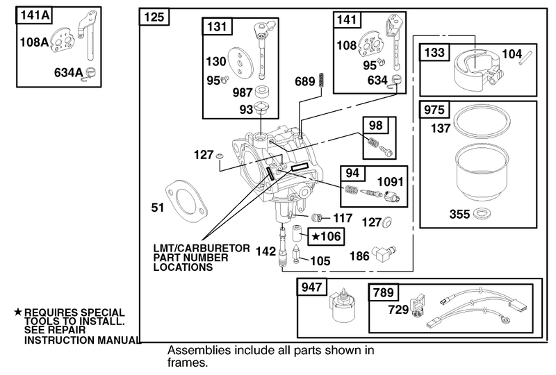 Engine Briggs and Stratton Model 312777 0128 E1