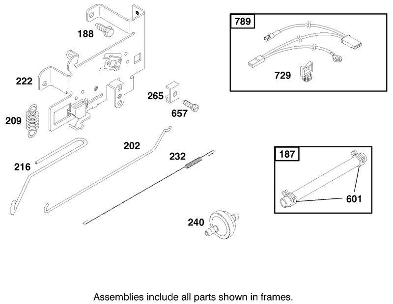 Engine Briggs and Stratton Model 312777 0128 E1