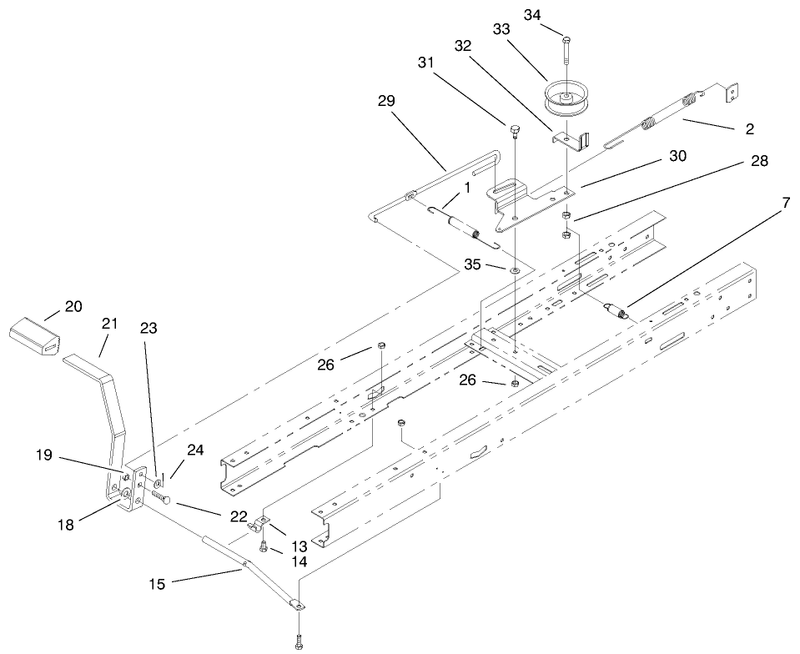 Traction and Brake Components Assembly