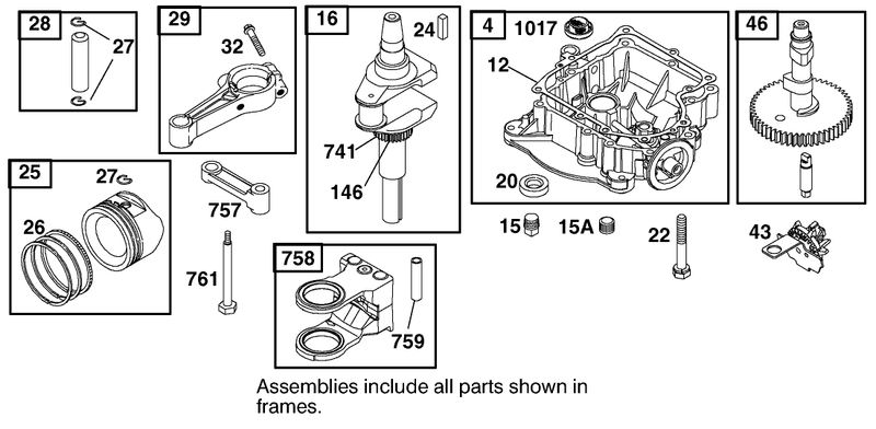 Engine Briggs and Stratton Model 312777 0128 E1