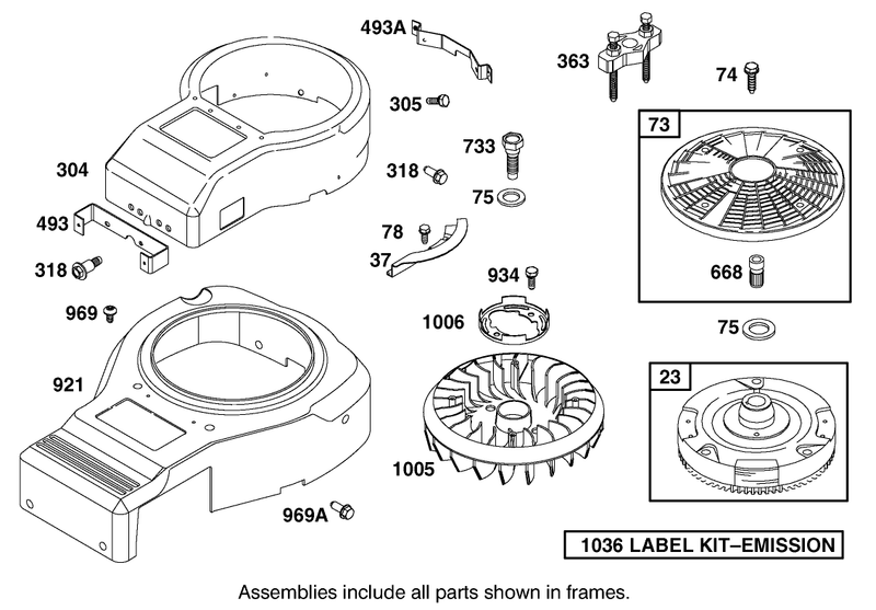 Engine Briggs and Stratton Model 312777 0128 E1
