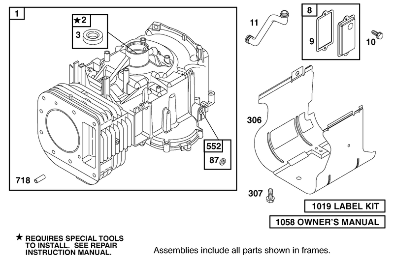 Engine Briggs and Stratton Model 312777 0128 E1