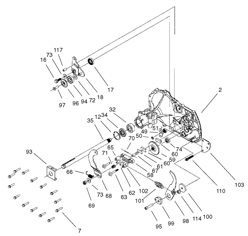Housing and Bearing Assembly