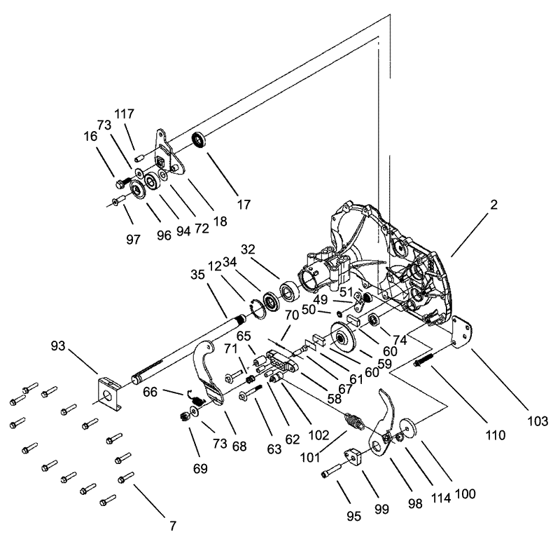 Housing and Bearing Assembly