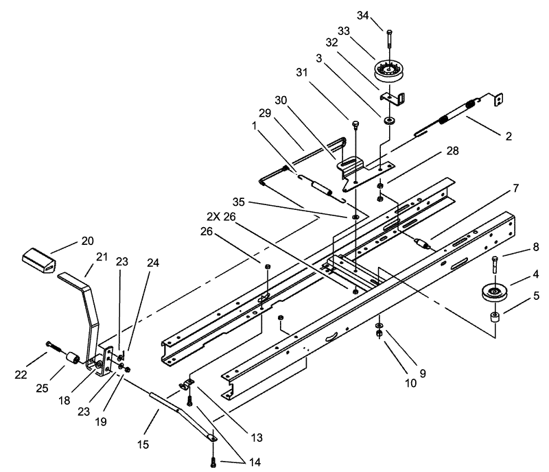 Traction and Brake Assembly