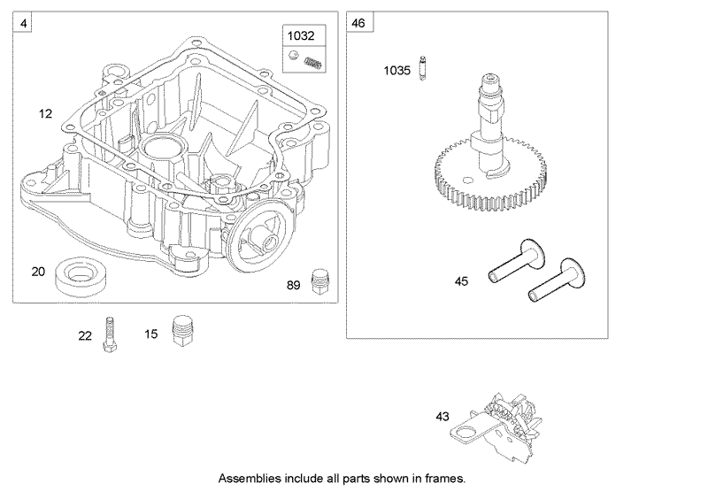 Crankcase Assembly Briggs and Stratton 31H777 0177 E1