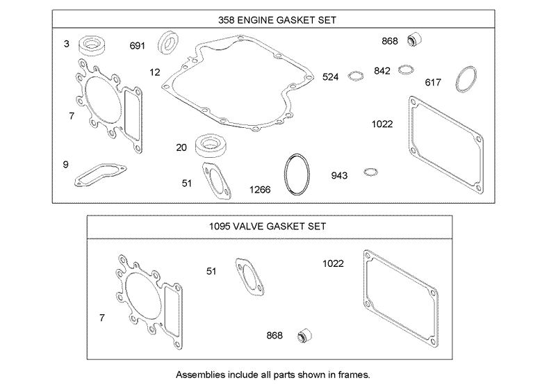 Gasket Assembly Briggs and Stratton 31H777 0177 E1