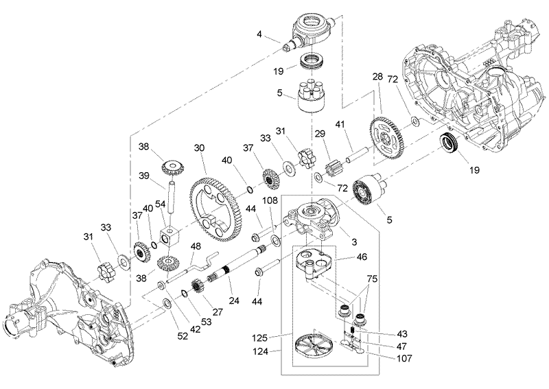 Gear Assembly Transaxle No 104 1760