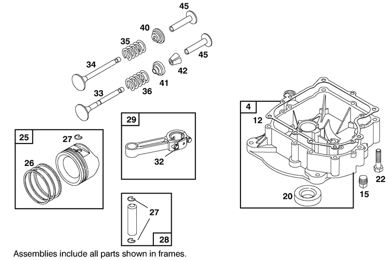 Engine Briggs and Stratton Model 284707 1148 E1