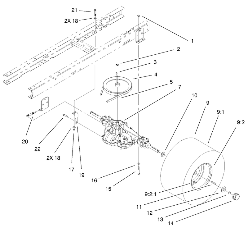 5 Speed Transaxle Assembly
