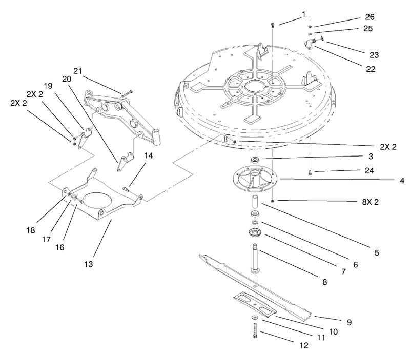 Deck Components Assembly