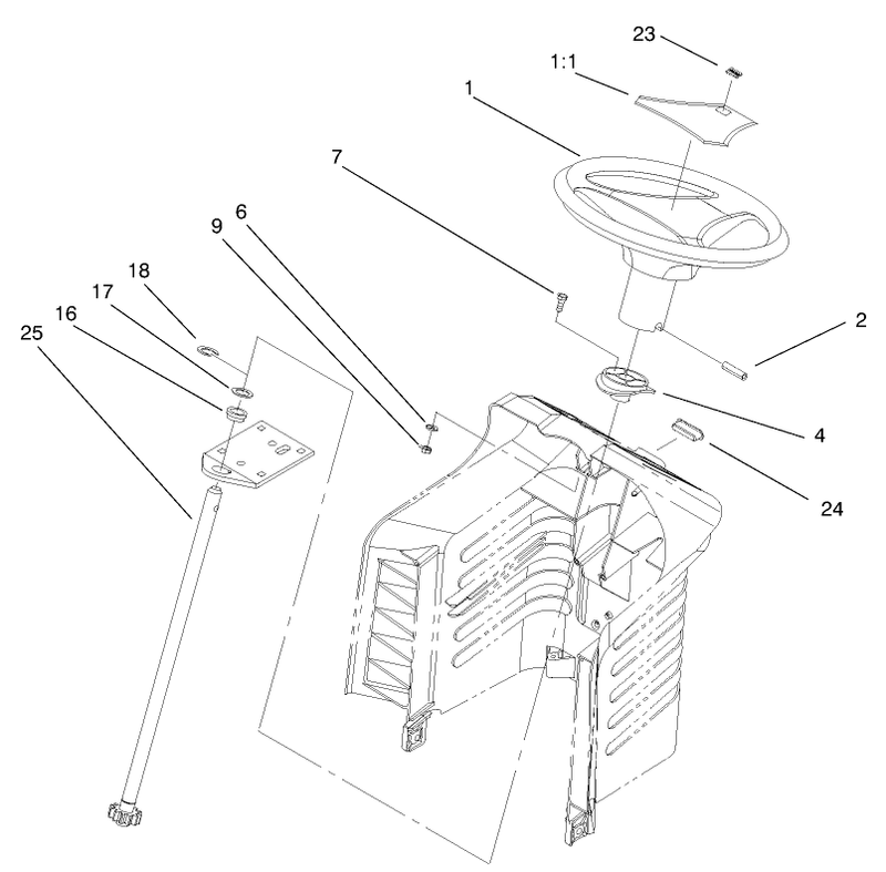 Fixed Steering Assembly