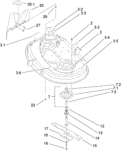 38in Deck Assembly