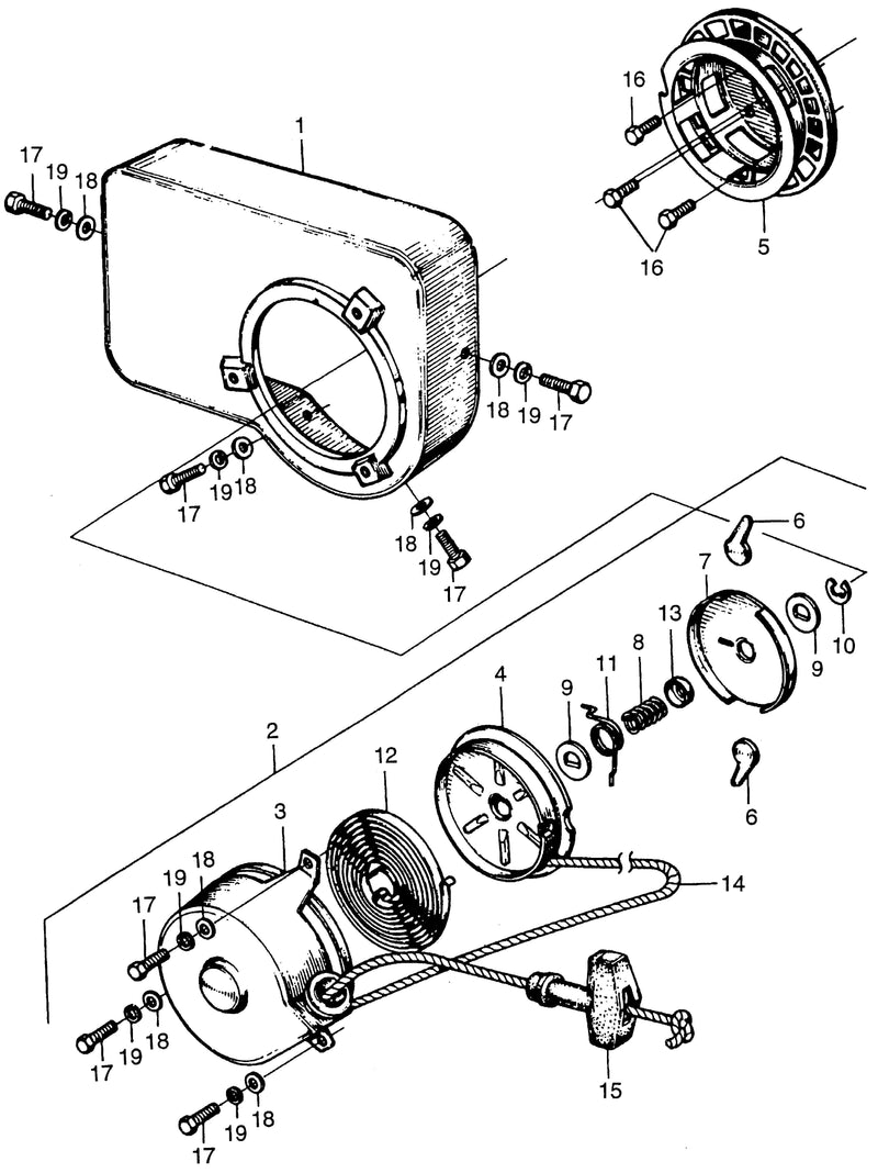 RECOIL STARTER@FAN COVER