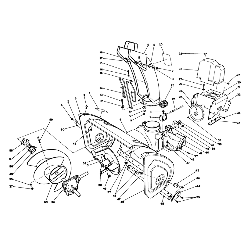 Housing & Chute Assembly